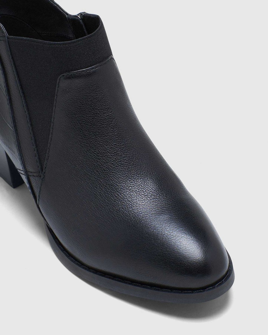 Mujer Hush Puppies | Negro Caimán/Negro