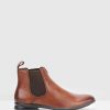 Hombre|Botas Hush Puppies | Chelsea bronceado bruñido