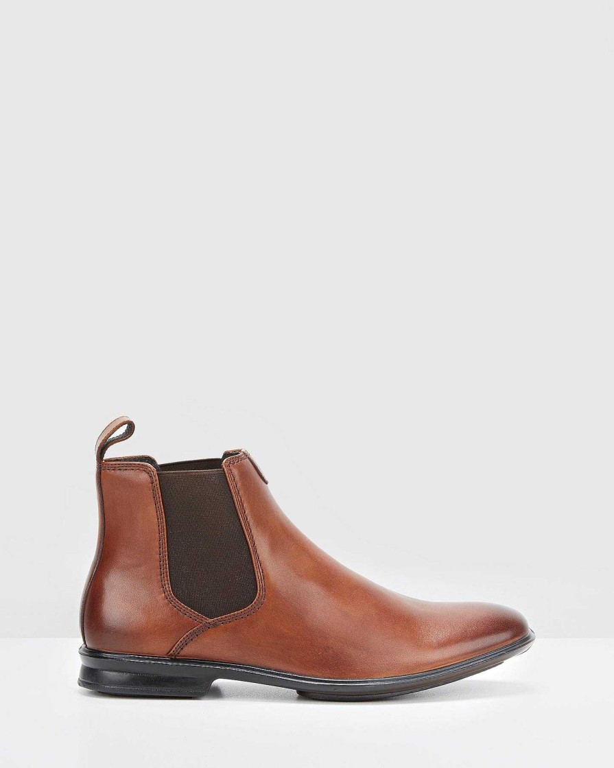 Hombre|Botas Hush Puppies | Chelsea bronceado bruñido