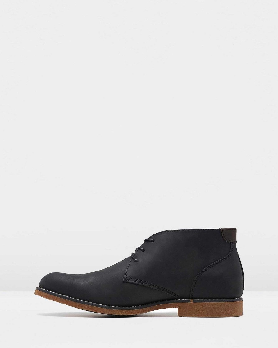 Hombre Hush Puppies | Frote negro terminal