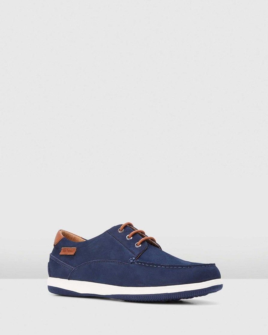 Hombre Hush Puppies | Nubuck azul marino polvoriento