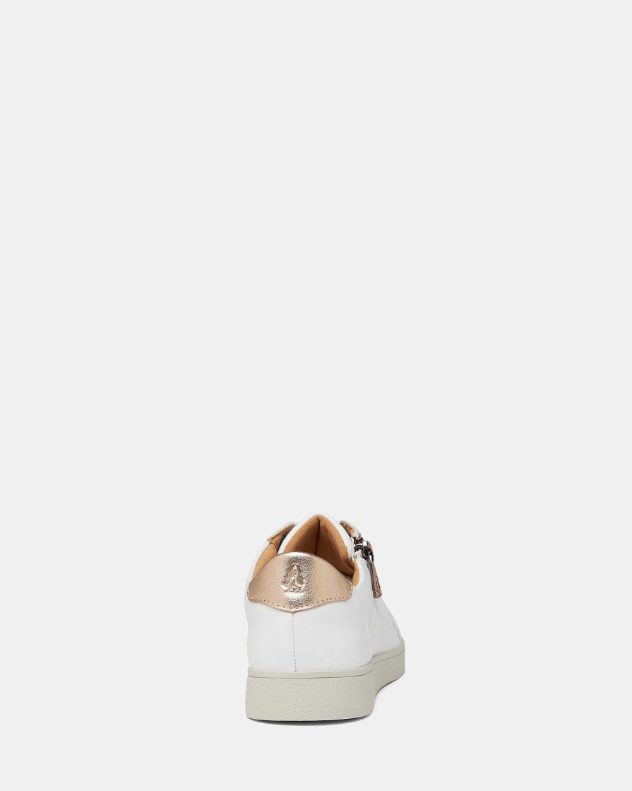 Mujer Hush Puppies | Mimosa Perf Blanco/Cobre