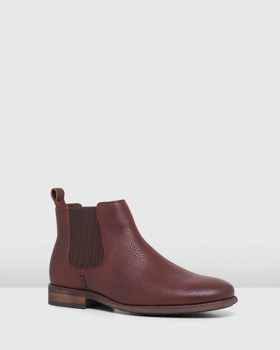 Hombre Hush Puppies | Guijarro marrón aleta