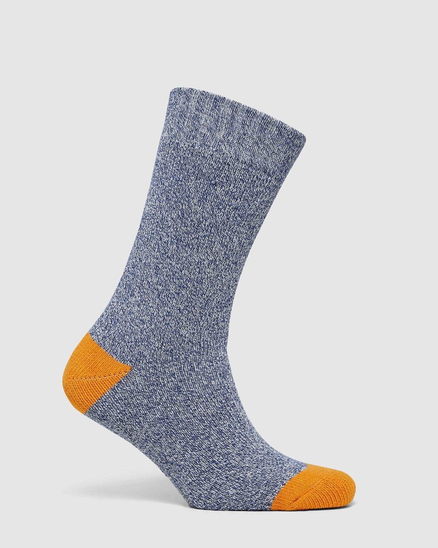 Hombre Hush Puppies | Hp Crew Calcetines Senderismo Hombre Azul Medio