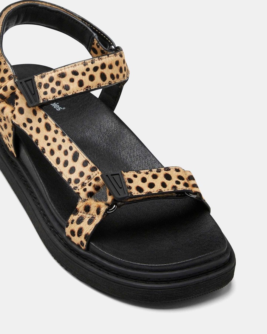 Mujer Hush Puppies | Ajuste Leopardo Manchado Bronceado